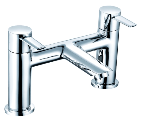 Brass Bath Shower Mixer Faucet Double Handles For Bathroom T8824