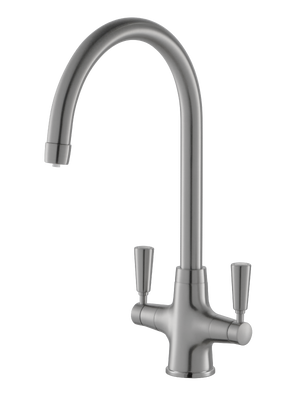 Double Handle Kitchen Mixer Faucet Made of Brass Material T93016A