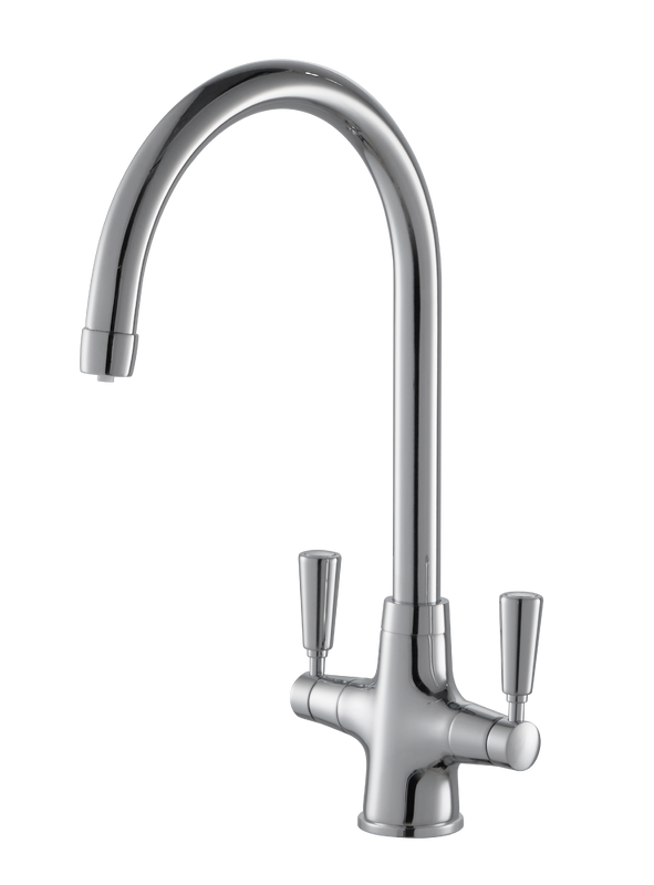 Double Handle Kitchen Mixer Faucet Made of Brass Material T93016A